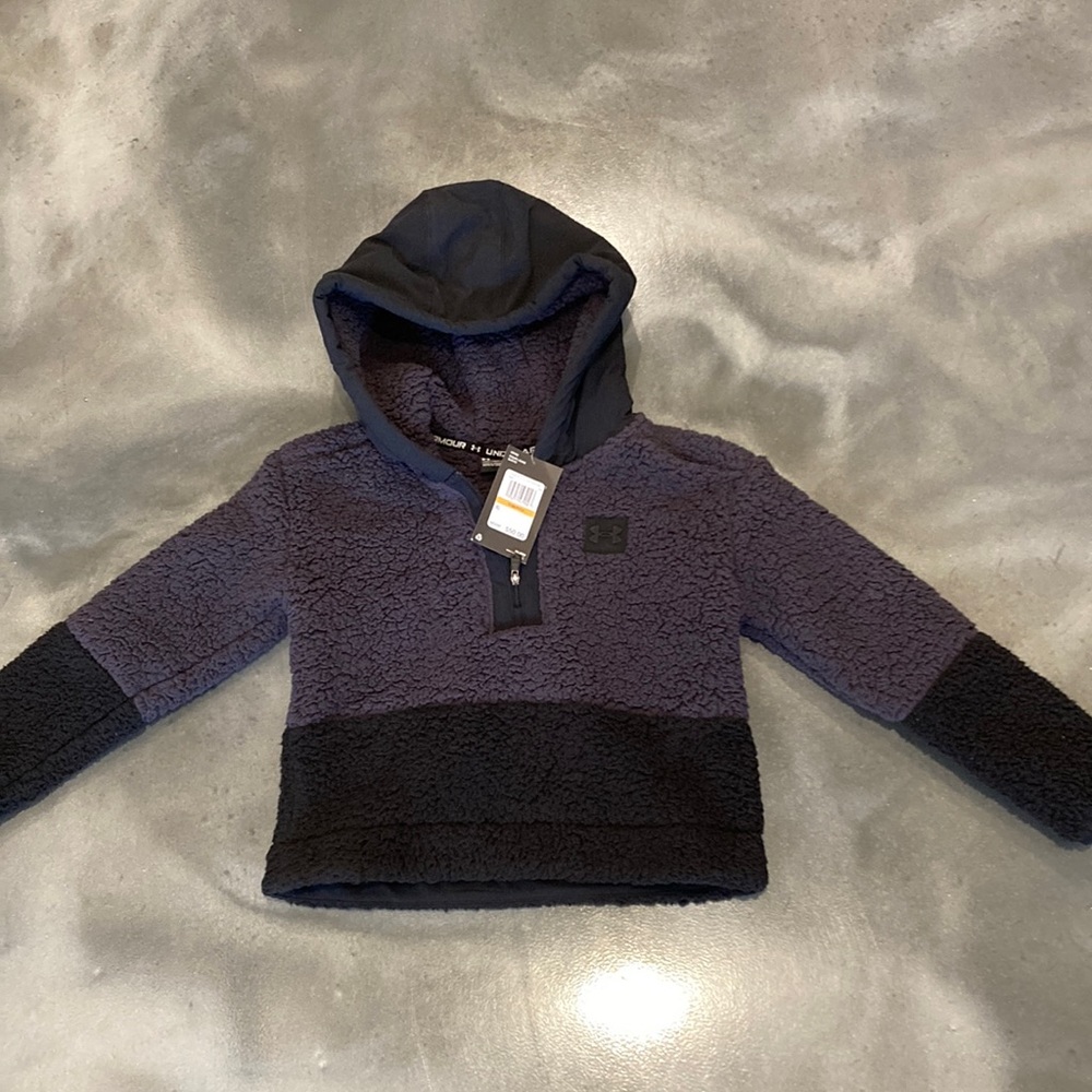 UA Youth Sherpa Hooded 1/4 zip